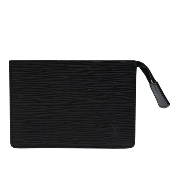 LOUIS VUITTON Epi Trousse Poche Toilette 15 Pouch Black LV Auth 68707 - Picture 1 of 14